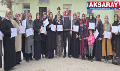 KADIN ÜRETİCİLERE SERTİFİKA VERİLDİ Süt sağımında hijyen dönemi