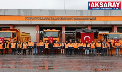 Karayolları Şubesinde karla mücadele hazırlıkları incelendi