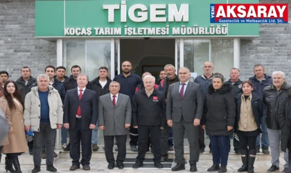 Koçaş’ta üretim faaliyetleri incelendi