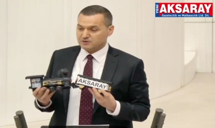 MİLLETVEKİLİ YALDIR’DAN MECLİSTE TRENLİ PROTESTO  ‘Verdiğiniz söz bu kadar’