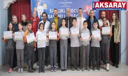 Minikler ‘sağlık elçisi’ oldu