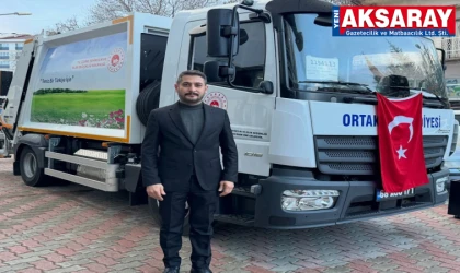 Ortaköy Belediyesine çöp kamyonu hibe edildi