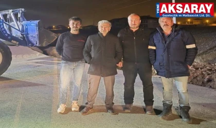 Ortaköy çevre yolunda son metre asfalt döküldü