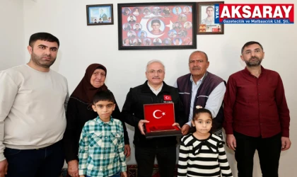 ŞEHİT AİLESİ ZİYARETİ Devlet olarak yanınızdayız