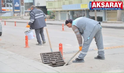 Su baskınlarına karşı ızgara altları temizleniyor
