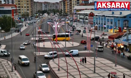 183 BİNİ AŞTI Aksaray’ın araç sayısı hızla artıyor