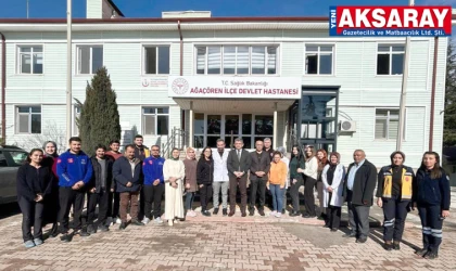 Ağaçören Devlet Hastanesi incelendi
