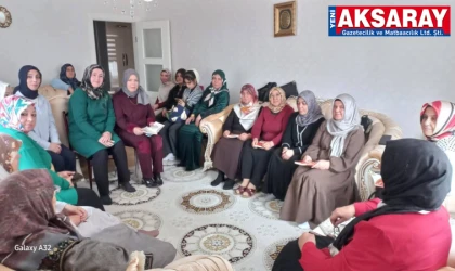 AK KADINLARDAN GÖNÜL BİRLİĞİ Evlilik ve aile üzerine sohbet yaptılar