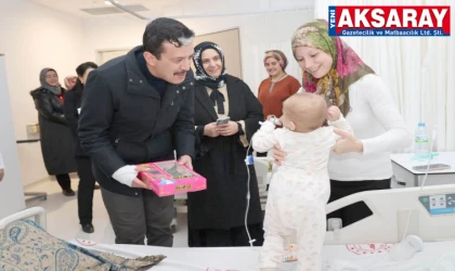 AK PARTİ TEŞKİLATI Hastalara moral ziyareti