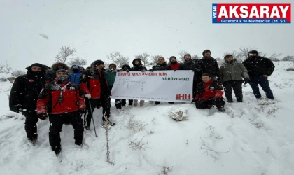 Aksaray İHH’dan Hasan Dağı yürüyüşü