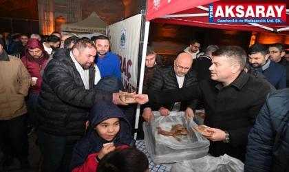 BAŞKAN DİNÇER GÖNÜL SOFRASI OLUŞTURDU Ulu Camii’de miraç bereketi