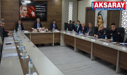 Ceza infaz kurumları ile ilgili toplantı yapıldı