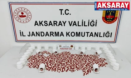 Çok sayıda uyuşturucu hap ele geçirildi