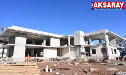 Gençlik Merkezi kaba inşaatı tamamlandı