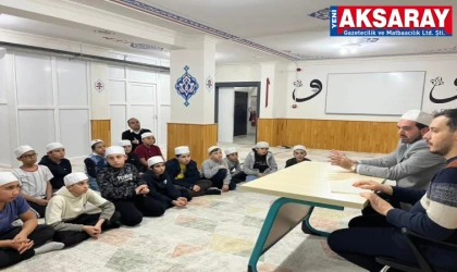Hafızlık kursu öğrencileri söyleşi yaptı