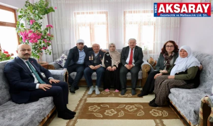 İlk ziyaret Şehit ailesi ve Gazilere