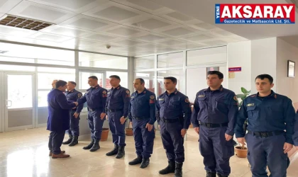 Kaymakam Karatepe yeni yılın ilk günü sahada