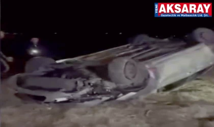 Otomobil takla attı: 1’i bebek 3 yaralı