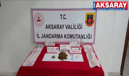 Sarıyahşi’de uyuşturucuya jandarma darbesi