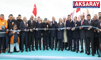 YILLIK 141 MİLYON LİRA TASARRUF SAĞLANACAK Ortaköy çevre yolu hizmete açıldı