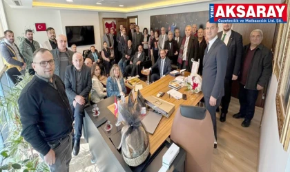 Aksaray Teşkilatından Turan Yaldır’a hayırlı olsun ziyareti