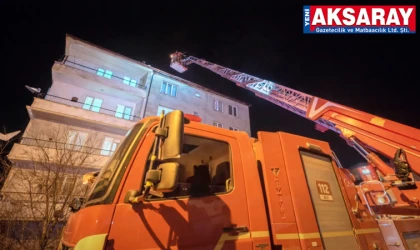 Baca yangınını itfaiye söndürdü