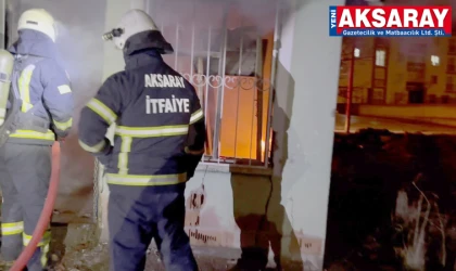 Müstakil evde yangın çıktı