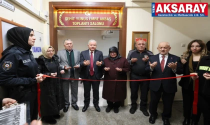 Şehidin adı Emniyet’te yaşayacak