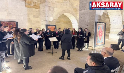 TARİHİ KERVANSARAYDA SANAT RÜZGARI Maarif Korosu Sultanhanı’nda
