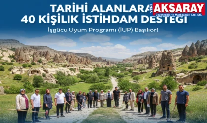 Tarihi ören yerlerde çalışacak 40 kişilik destek programı yapıldı