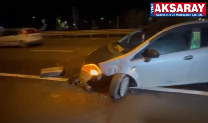 Yola düşen yatak kazaya neden oldu