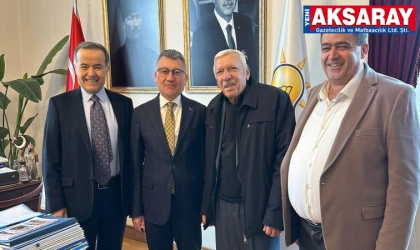Aksaray heyeti Grup Başkanı Güler ile buluştu