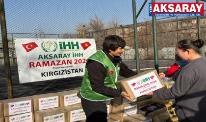 Aksaray İHH’dan Kırgızistan’da Ramazan Kumanyası Dağıtımı