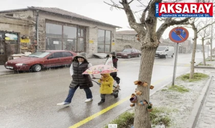  Güzelyurt ilçesinde şiddetli yağış etkili oldu