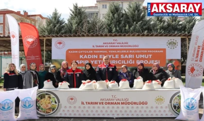 Kadın çiftçilere ‘aspir’ desteği
