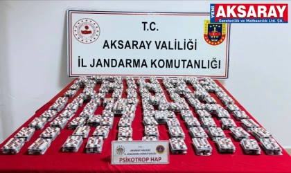 11 Bini aşkın uyuşturucu hap ele geçirildi