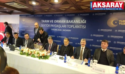 AKSARAY TARIMI MASAYA YATIRILDI  Üreticilerin talepleri bakan Yumaklı’ya iletildi