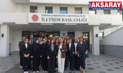 ASÜ’lü öğrenciler İletişim Başkanlığı’nda