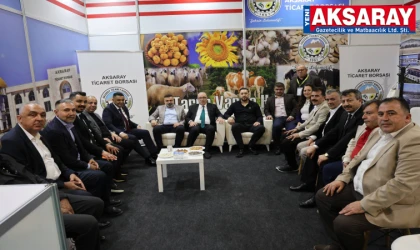 ATSO Heyeti Antalya’da Yörex Fuarı’nda