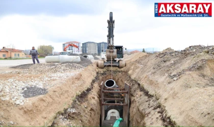 Baharla birlikte altyapı çalışması başladı