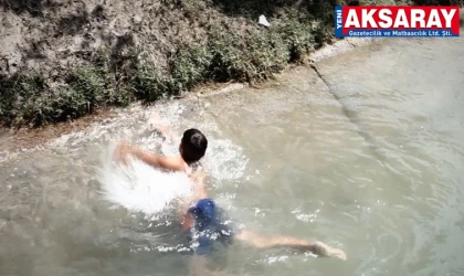 DSİ'DEN HAYATİ UYARI  Sulama kanalları yüzmek için değildir