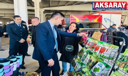Eskil’de pazarın nabzını Kaymakam tuttu