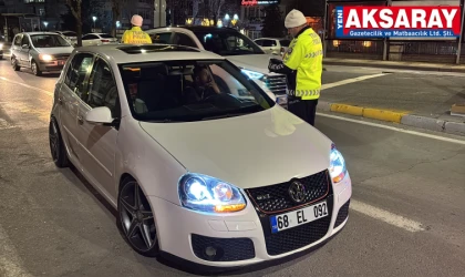 Helezon yayları kesik 3 araca toplam 15 bin lira ceza kesildi