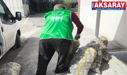 İhtiyaç sahiplerine 27 tonluk  patates desteği