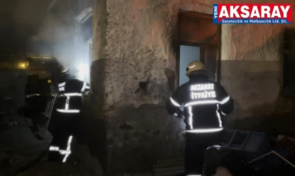 Metruk evde çıkan yangın paniğe neden oldu