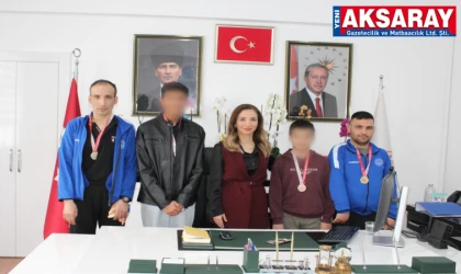 Özel çocuklardan sporda madalya yağmuru