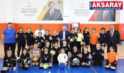 Spor yapan gençlerle hasbihal