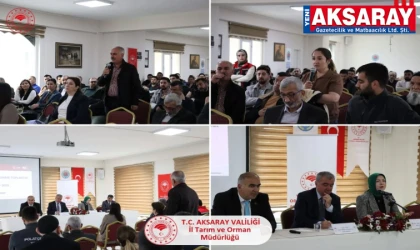 TARIMDA DİJİTAL DÖNÜŞÜM  Aksaray’da ‘B-Reçete’ sistemi masaya yatırıldı