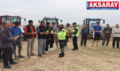 TRAFİKTE "GÖRÜNÜR" DÖNEM Çiftçilere reflektör seferberliği