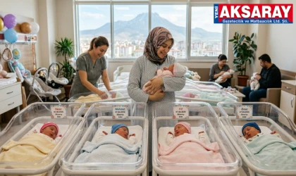 TÜİK VERİLERİ AÇIKLANDI Aksaray doğum oranında bölgenin zirvesinde